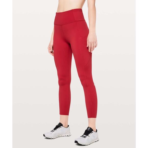 NWOT Lululemon Fast & Free 7/8 Tight II *Non-Reflective Nulux 25" Size 16 - Picture 1 of 8